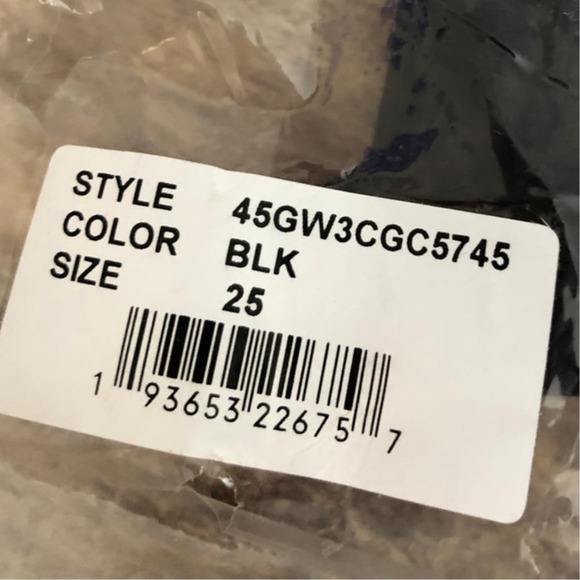 Joe's Jeans Sara Cargo Pants Super High Rise Skinny Ankle Black NWT Sz 25 - Picture 6 of 8